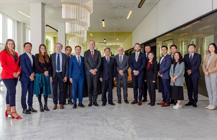 A delegation from the National People's Congress of China visiting Kneppelhout